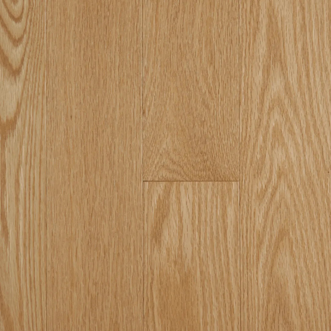 Premium Brushed Red Oak Engineered Hardwood Flooring - 6.5