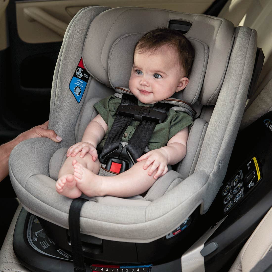 Nuna REVV 360 Rotating Convertible Car Seat for Toddlers - Safe & Easy to Install Infant to Booster Car Seat with Side Impact Protection - Perfect for Family Travel & Daily Commute