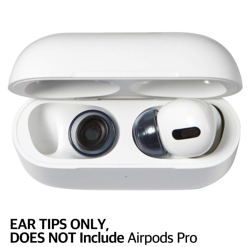 AZLA XELASTEC AirPods Pro Tips (1st/2nd Gen) - Premium Silicone Ear Tips for Secure Fit & Noise Isolation