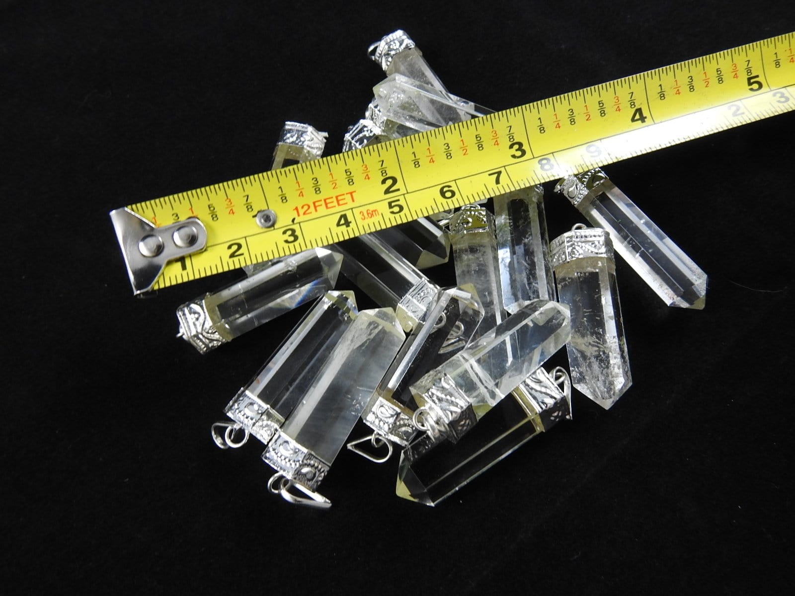 Natural Clear Quartz Point Pendant Necklace - Healing Crystal Jewelry for Meditation, Energy Cleansing & Spiritual Protection