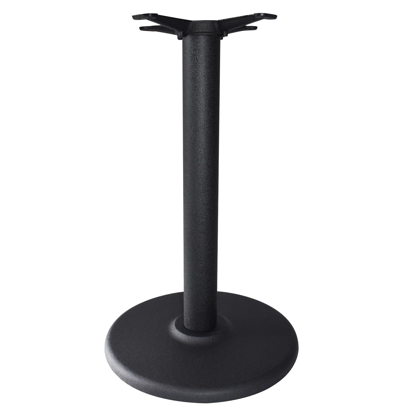 Jogreful 28 Inch Cast Iron Table Base Only - Heavy Duty Metal Legs for Coffee, Dining & Desk Furniture (Round Base R-18in) - Perfect for Home Office, Restaurant & Cafe Decor