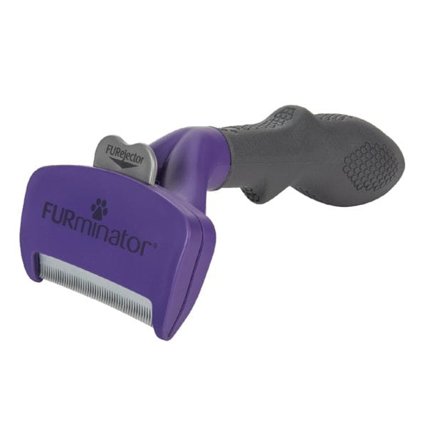 FURminator DeShedding Tool for Medium/Large Cats with Short Hair - Reduce Shedding & Hairballs - Perfect for Grooming at Home or Professional Pet Salons