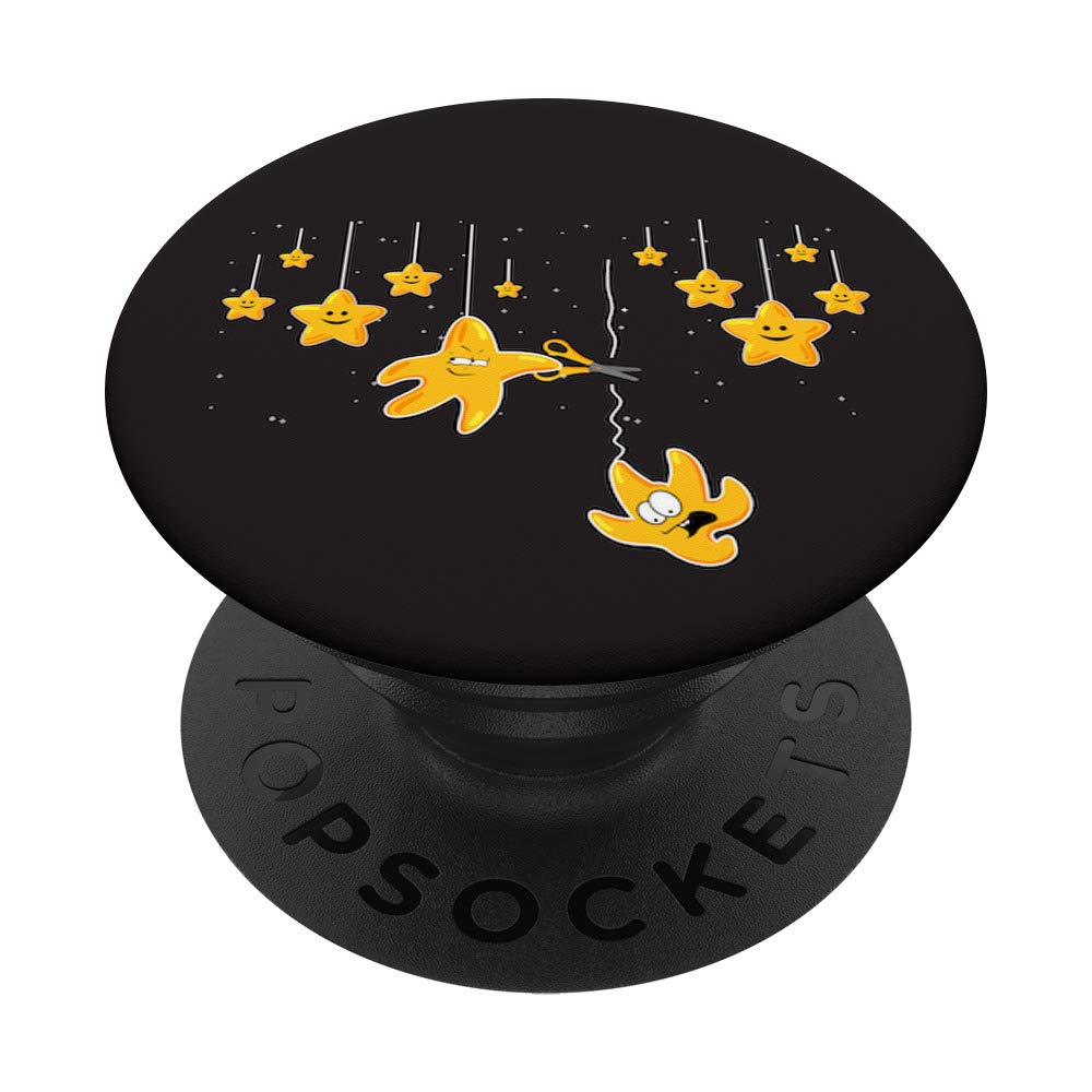 Shooting Stars No Strings Attached PopSockets - Phone & Tablet Grip Stand with Swappable Design | Perfect for Everyday Use, Commuting, and Hands-Free Viewing