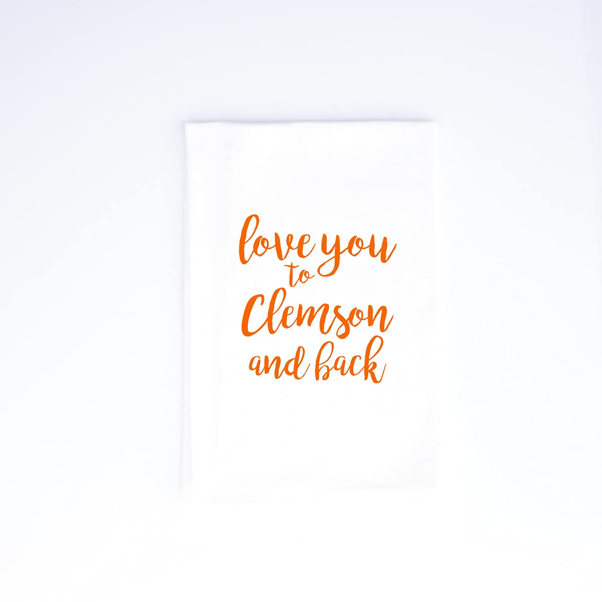 Clemson-Themed Cotton Tea Towel - Fun & Cute Flour Sack Kitchen Towel for Drying Dishes, Decor & Gifts - Perfect for Clemson Fans, Home Decor & Kitchen Use