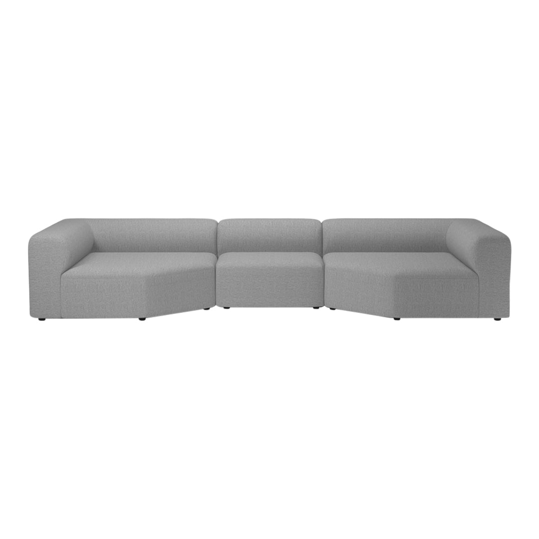 Angle 3-Seater Corner Sofa with Large Chaise Lounge - Perfect for Living Room, Family Room & Modern Home Decor