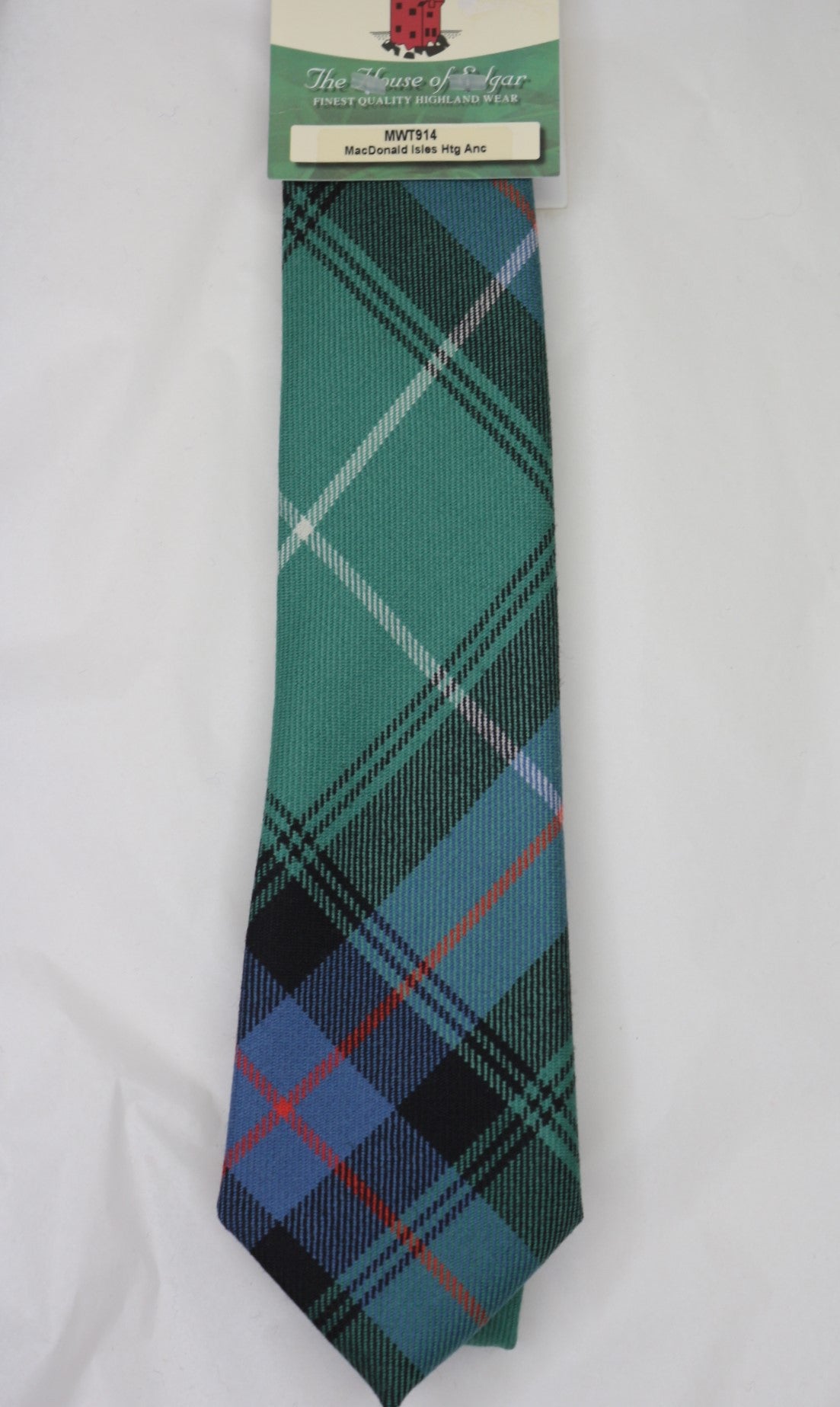 MacDonald of the Isles Ancient Hunting Tartan Necktie - Classic Scottish Clan Tie for Men, Formal Wear & Highland Dress Accessories - Perfect for Weddings, Business Meetings & Celtic Events
