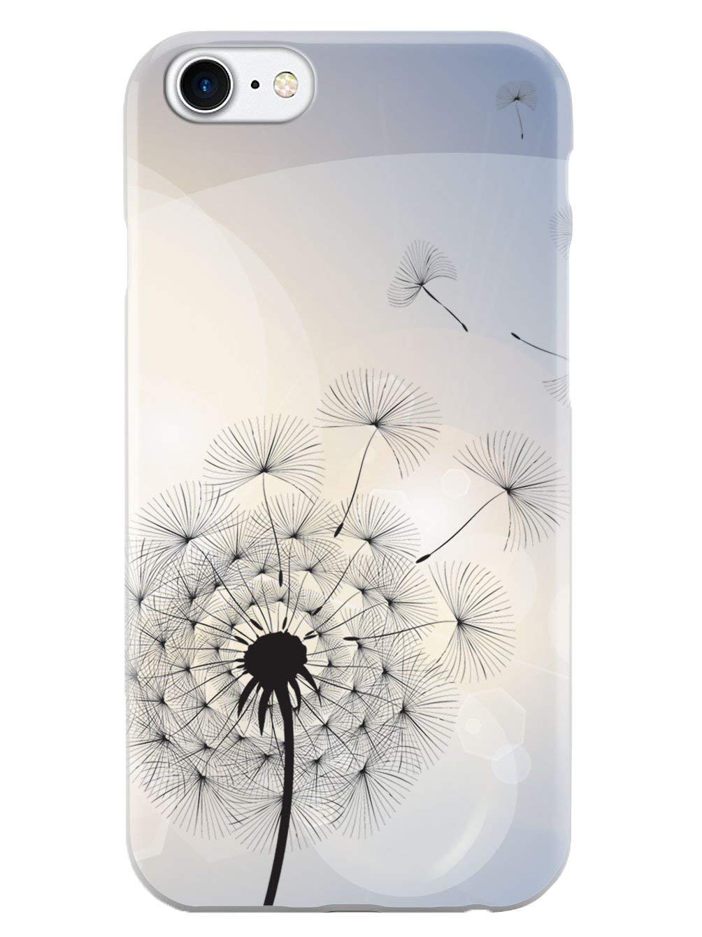 **Inspired Cases - iPhone SE Case 3D Textured Protective Cover for Apple iPhone SE (2020/2022) - Dandelion Breeze White - Slim Fit Shockproof & Anti-Scratch - Perfect for Daily Use, Travel & Outdoor Activities**