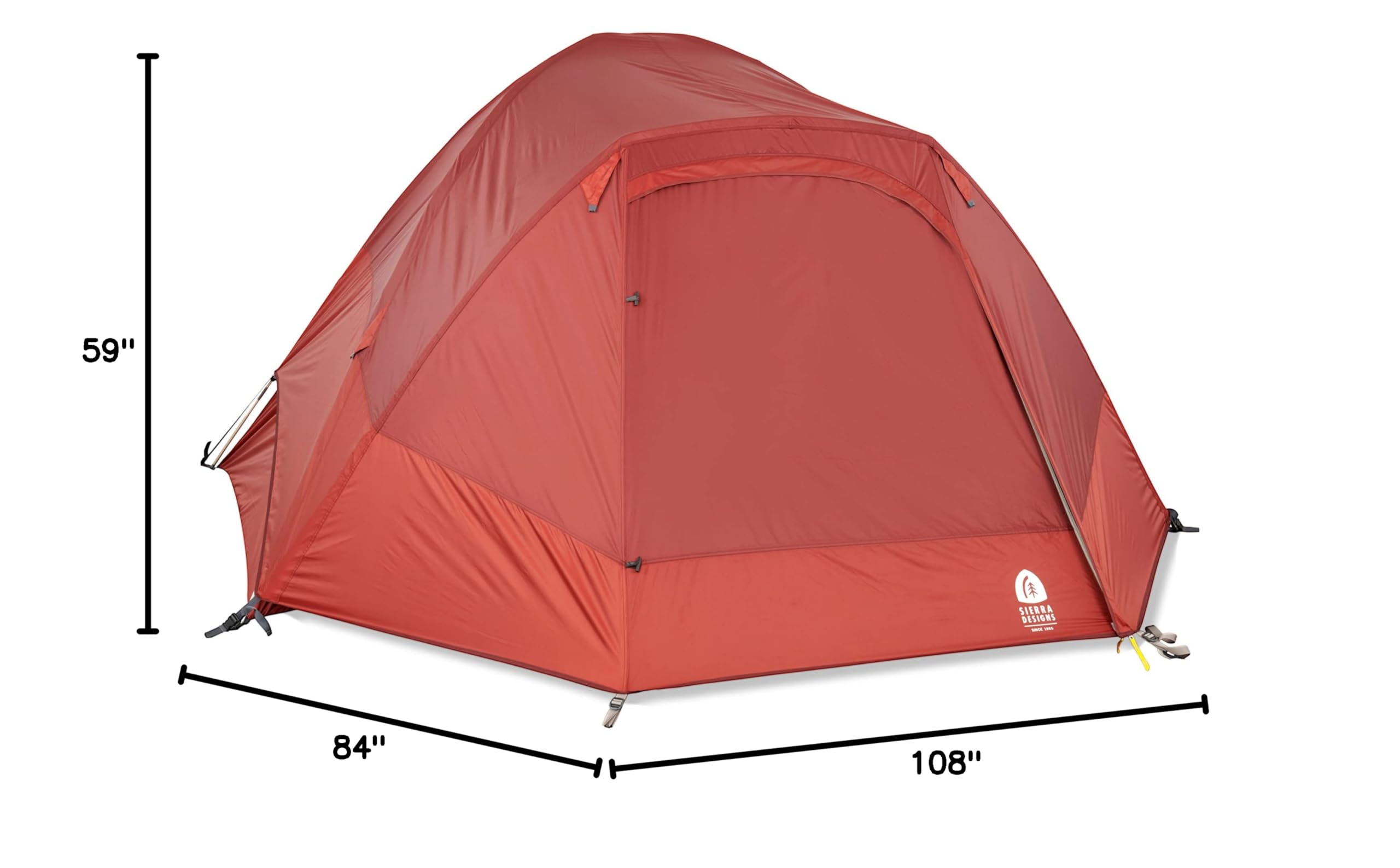 **Sierra Designs Alpenglow Tent - 4-Person Camping Tent with Twilight Tech Blocks 98% of Sunlight - Easy Setup & Spacious Interior - Perfect for Family Camping, Hiking, and Outdoor Adventures**