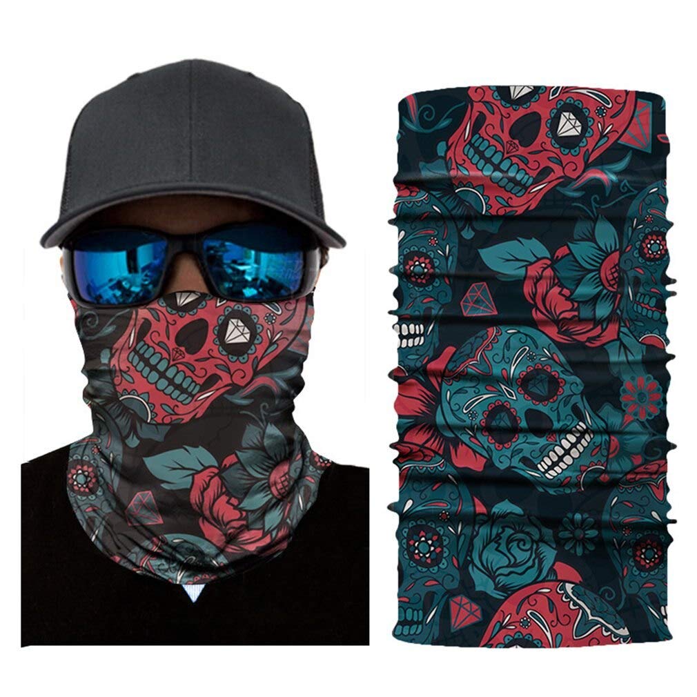 QUADOW Outdoor Mask - Anti Dust, Washable Ski Mask with UV Protection - Stylish Balaclava for Cycling, Skiing & Hiking - Breathable Face Cover for Outdoor Sports & Winter Activities