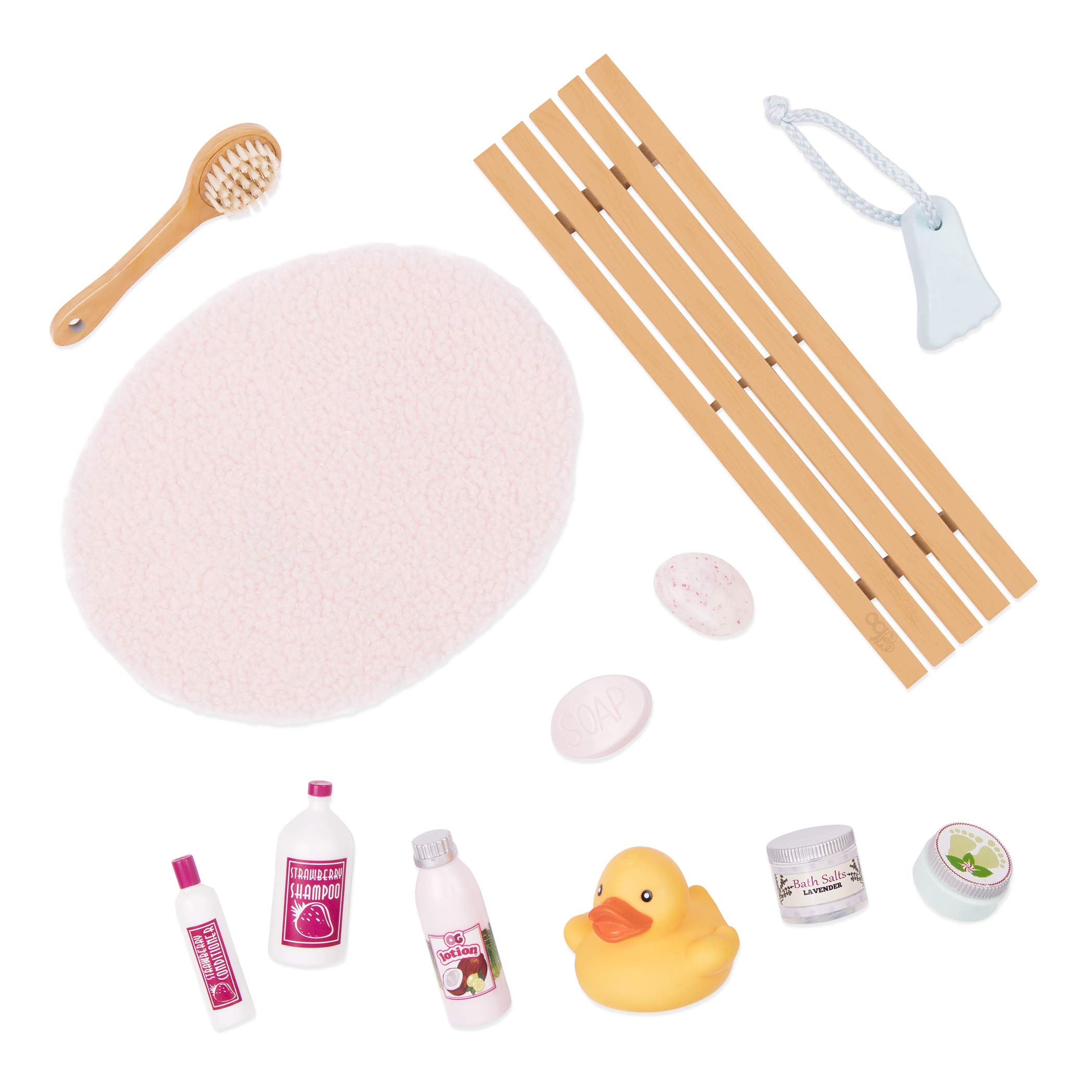 Battat Our Generation Deluxe Bath & Bubbles Playset for 18 Inch Dolls - Doll Accessories Toy Gift for Girls Ages 3+ - Perfect for Pretend Play, Bath Time Fun & Role Playing Games