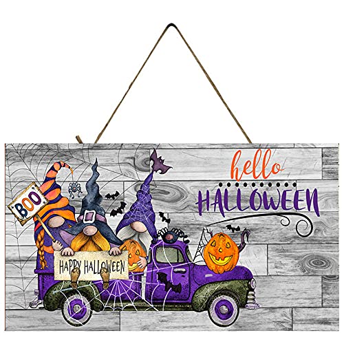 Hello Halloween Gnome Truck