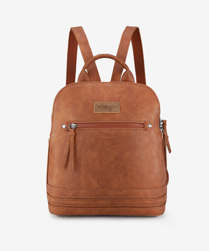Wrangler Dome Zippered Backpack - Water-Resistant Hiking & Travel Backpack for Men & Women - Perfect for Outdoor Adventures, School & Commuting