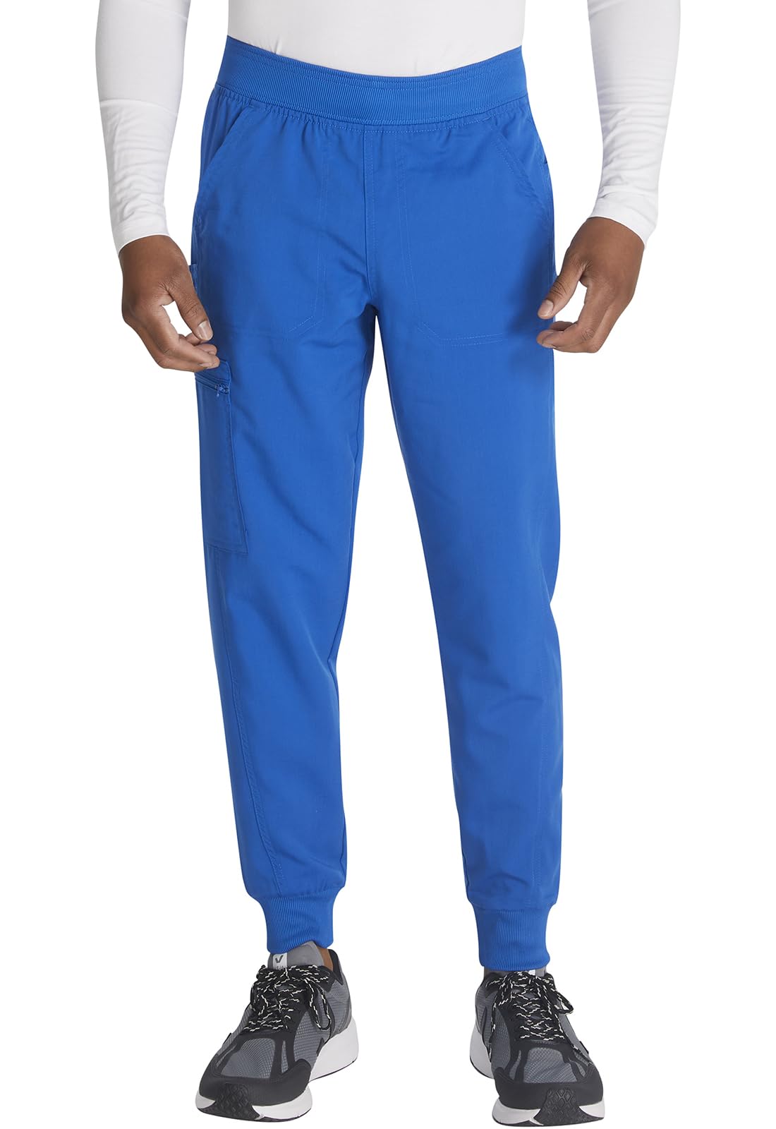 **Dickies Men's DK224 Mid-Rise Stretch Jogger Scrub Pants - Comfortable & Durable for Medical, Nursing, and Healthcare Professionals**