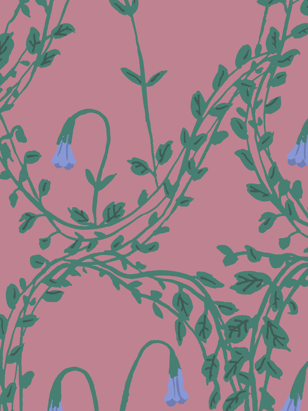Linnea Wallpaper by Sarah Jessica Parker | Mulberry Floral Design | Perfect for Living Room, Bedroom & Home Decor
