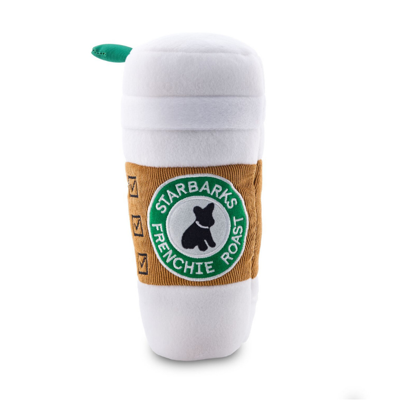 Starbarks White Lid Dog Chew Toy - Durable Chewing Bone for Small & Large Dogs - Perfect for Teething Puppies & Aggressive Chewers - Indoor & Outdoor Playtime Fun