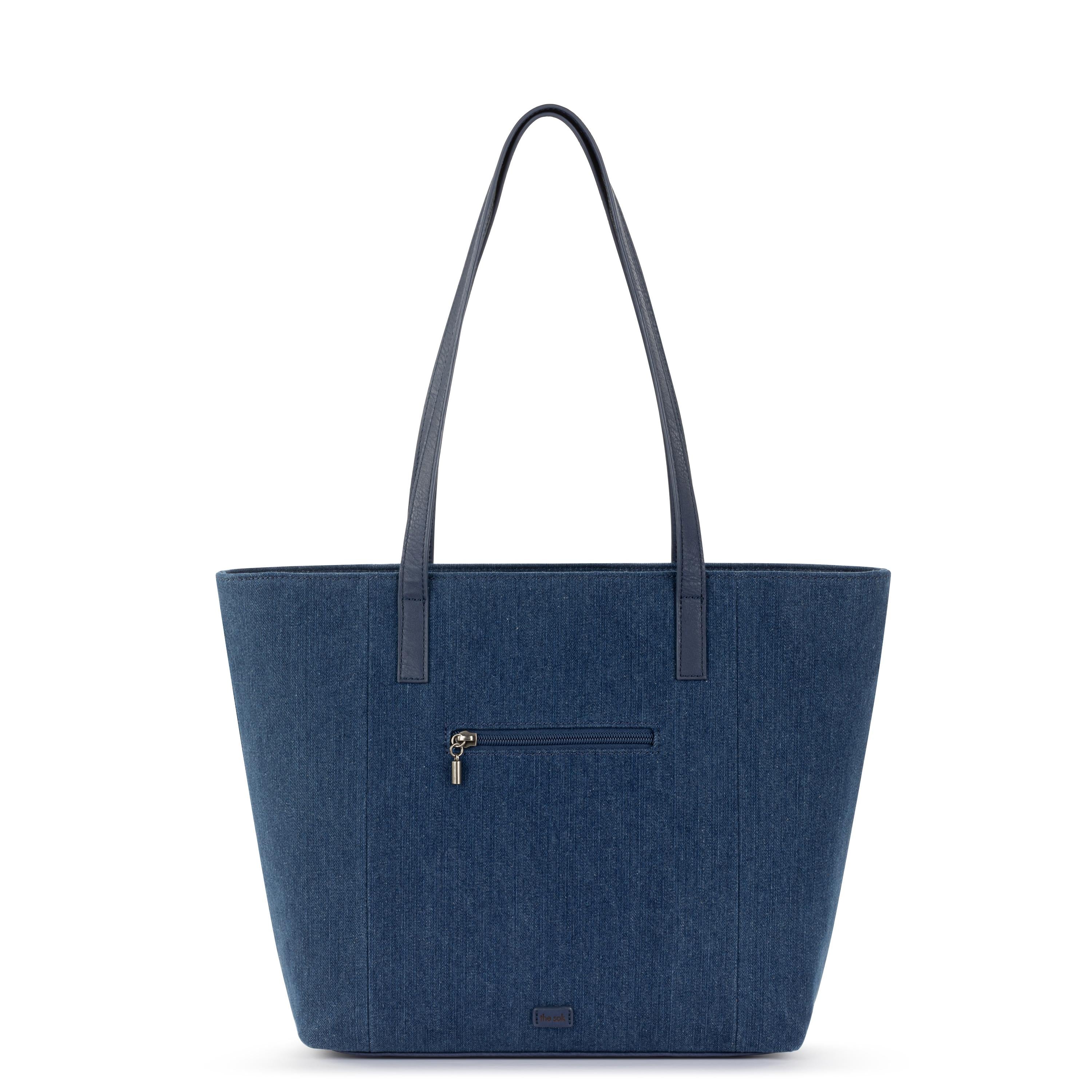 Stylish Metro Tote Bag for Women - Large Durable Canvas Shopping Tote with Long Handles - Perfect for Grocery Shopping, Beach Trips, Work & Travel