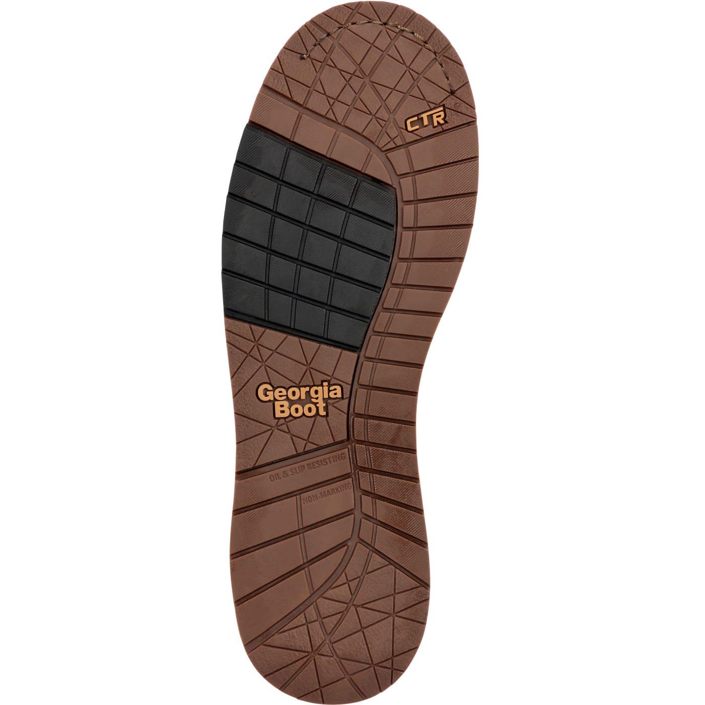 Georgia Boot AMP LT Wedge Work Romeo Slip-On Shoes - Size 10 (W) - Comfortable & Durable Work Boots for Construction, Landscaping & Outdoor Jobs