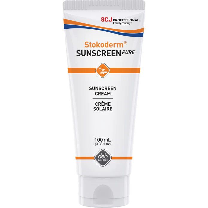 STOKODERM® SUNSCREEN PURE SPF 30 100ml - Broad Spectrum UVA/UVB Protection, Water-Resistant, Fragrance-Free for Sensitive Skin - Perfect for Outdoor Activities, Beach, Swimming & Daily Sun Protection