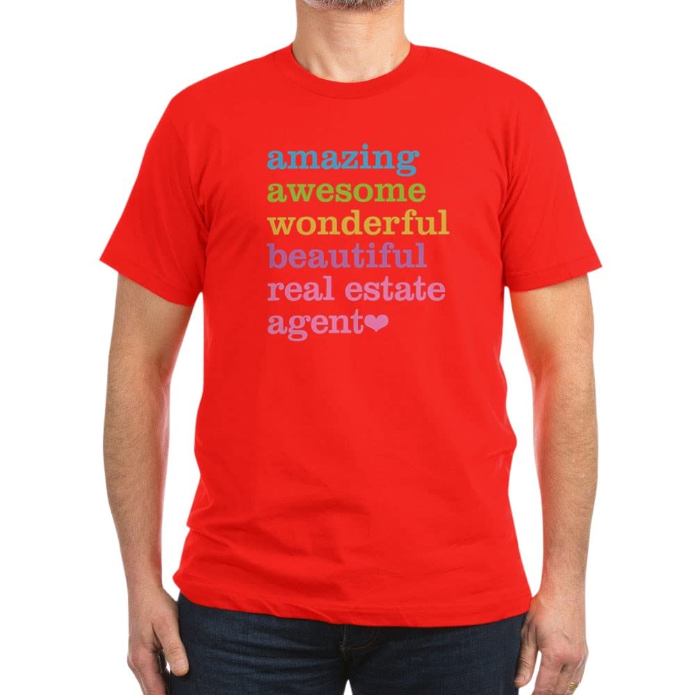 Real Estate Agent Fitted T-Shirt for Men - Comfortable & Stylish Workwear for Professionals - Perfect for Open Houses, Client Meetings & Office Wear