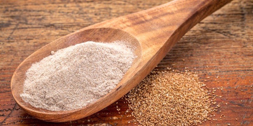 Organic Teff Flour 44lb (20kg) - Gluten-Free, Non-GMO, Whole Grain for Baking Injera, Bread & Healthy Recipes - Perfect for Ethiopian Cuisine & Vegan Cooking
