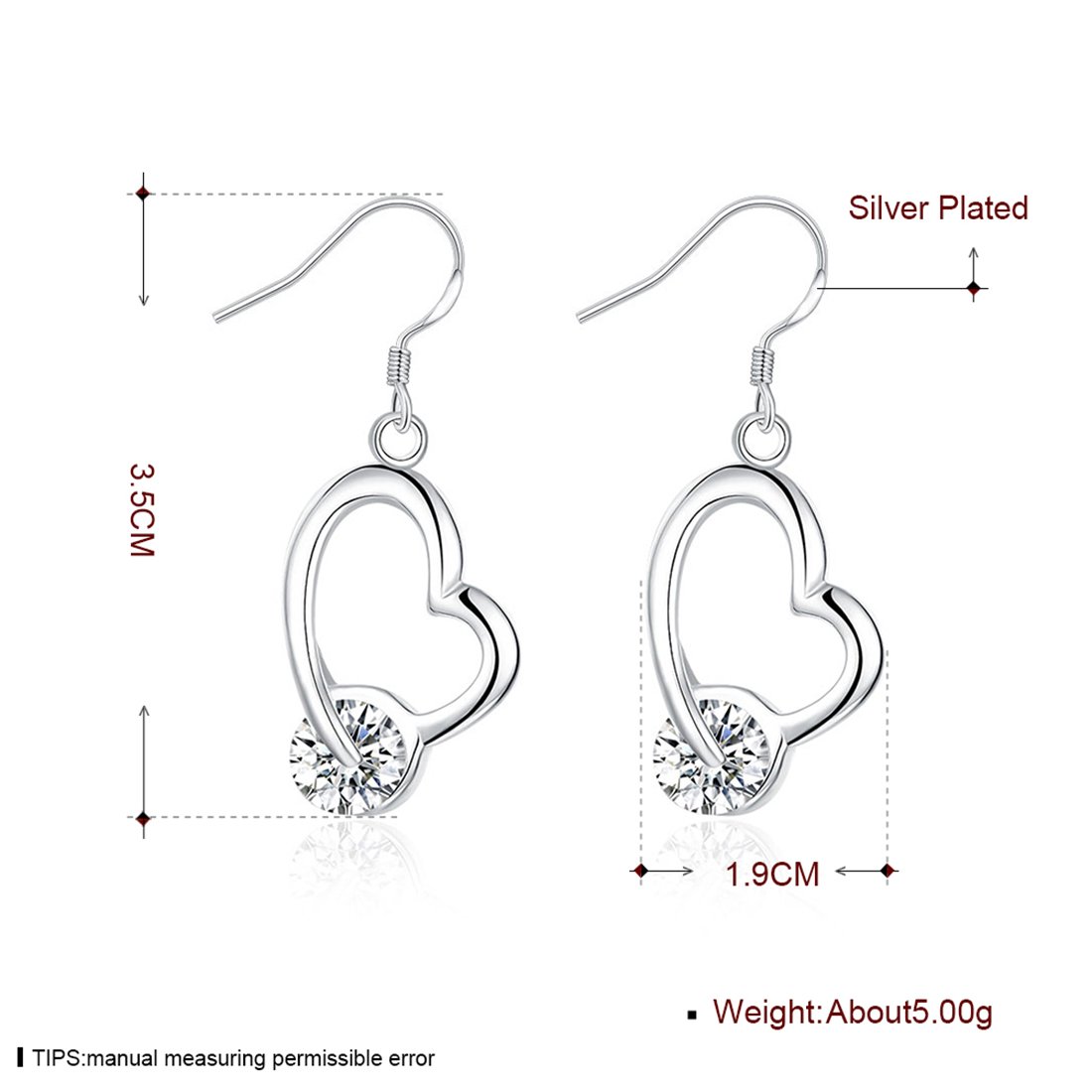 Peora Fashion Jewelry Drop Earrings Set for Women - Elegant Dangle Earrings Gift for Party, Wedding & Everyday Wear