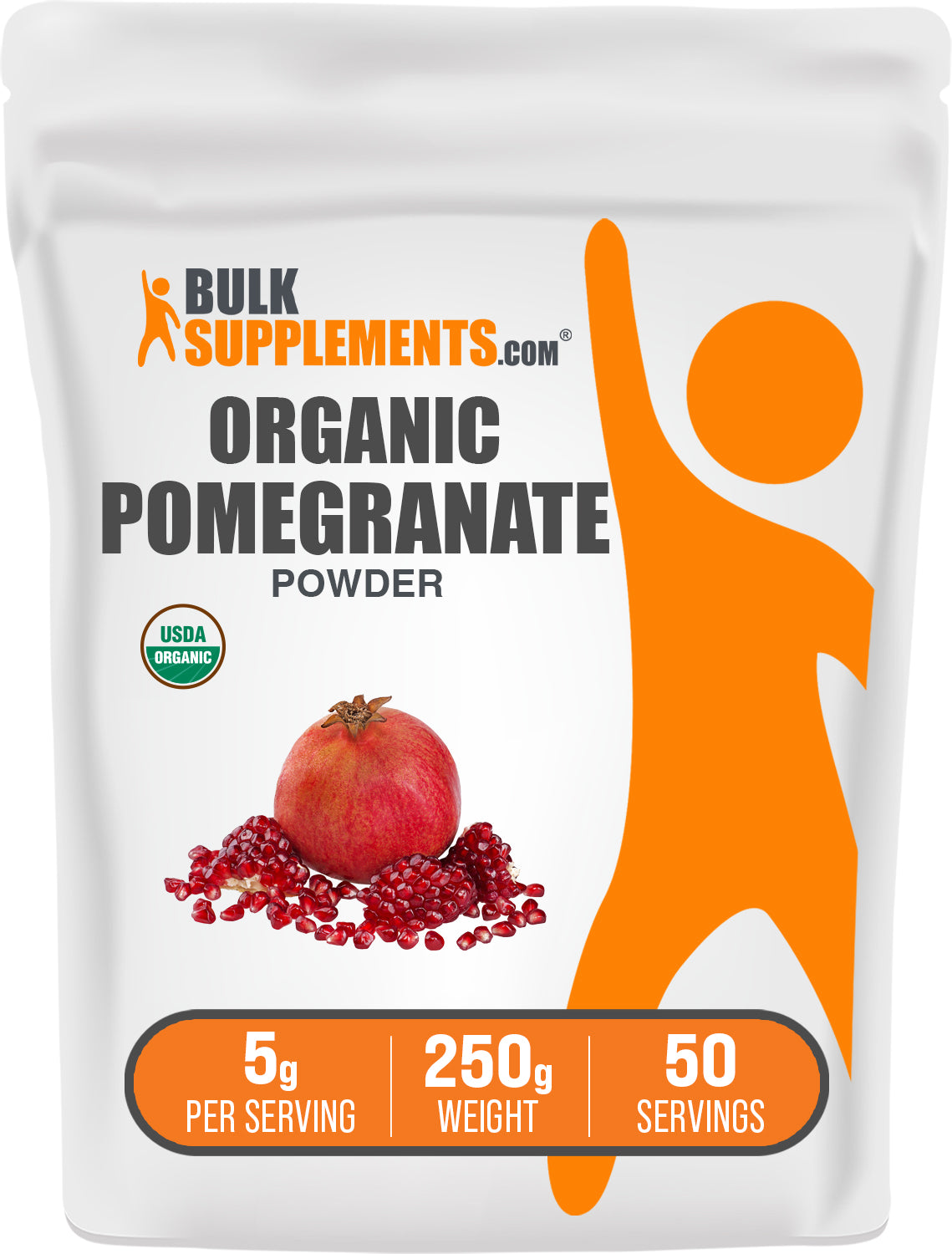 Organic Pomegranate Powder - 100% Pure, Natural & Antioxidant-Rich Superfood for Smoothies, Baking & Healthy Recipes