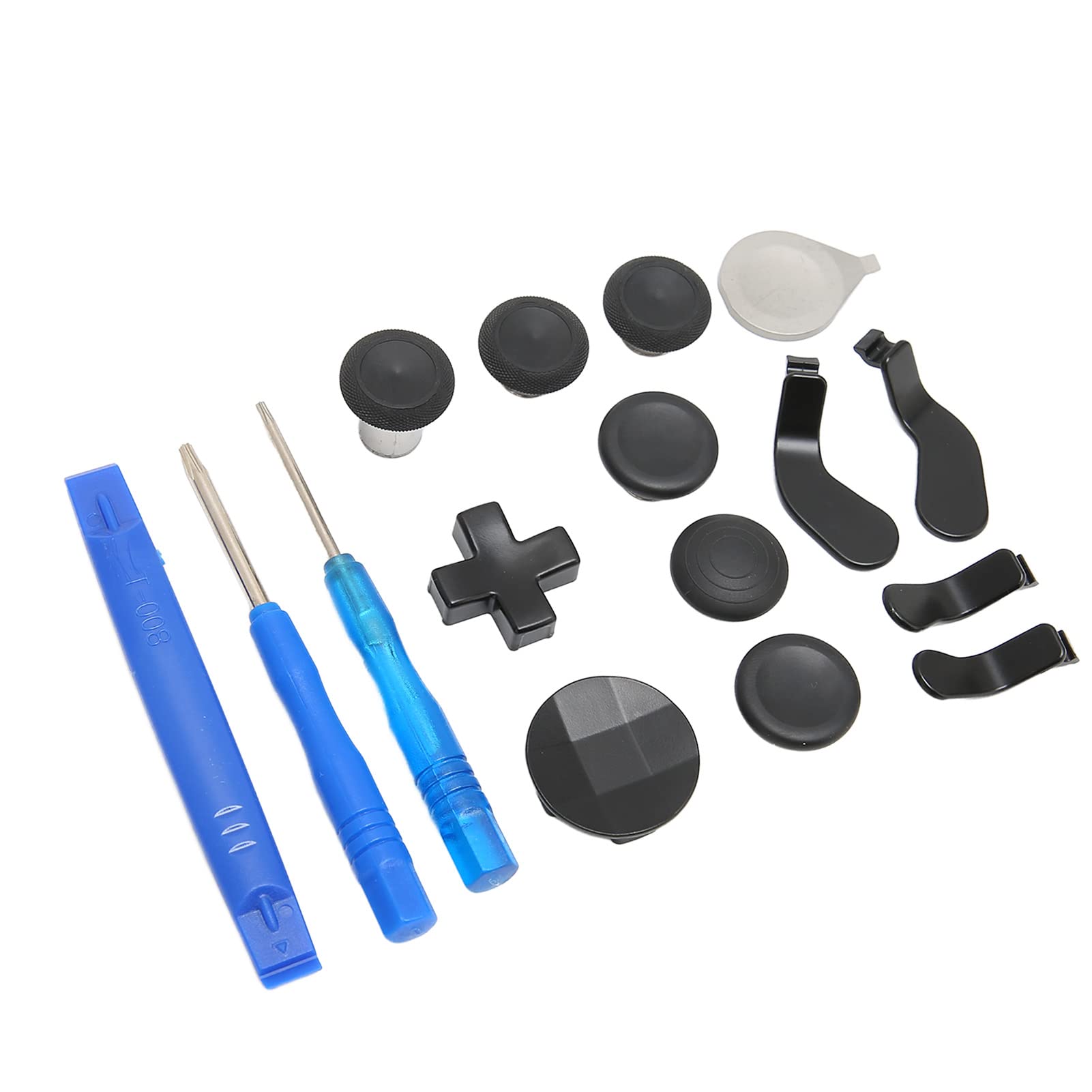 KOSDFOGE Replacement Parts for Xbox One Elite Series 2 Controller - Black Coating Gaming Accessories Compatible with Elite Series 2 | Perfect for Competitive Gaming & Professional Esports Players