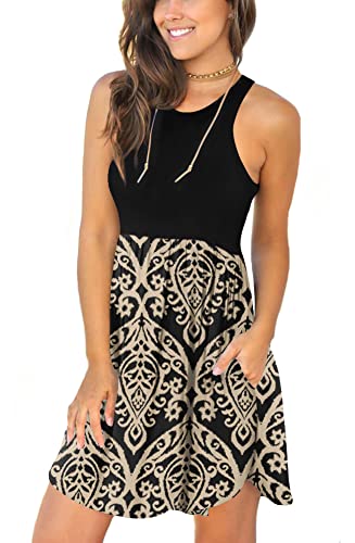 Black-khaki Floral