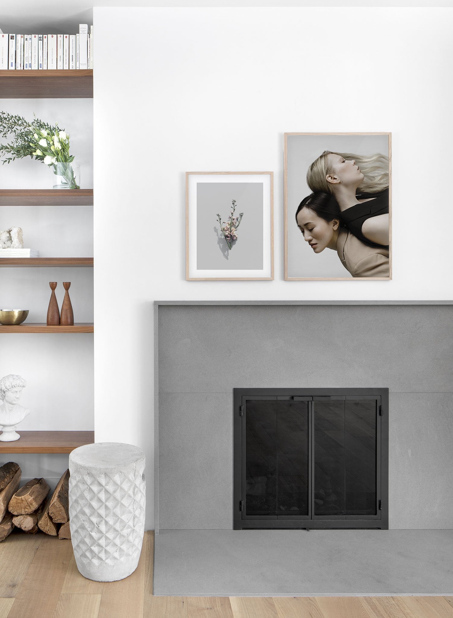 Lean On Me No.2 Motivational Wall Art Poster - Inspirational Home & Office Decor for Living Room, Bedroom, or Workspace