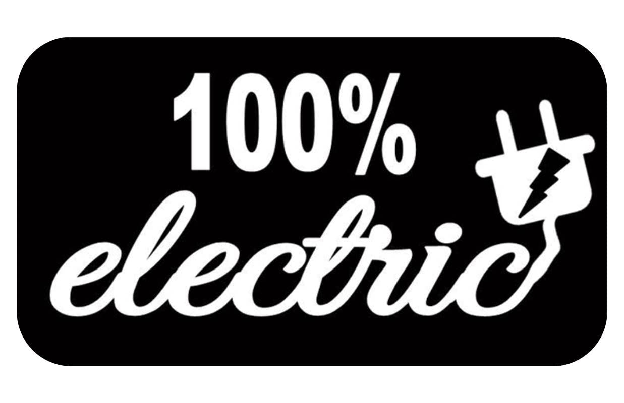 100% Electric Car Sticker Decal - TP 942 8