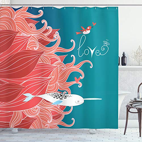 Teal Coral White