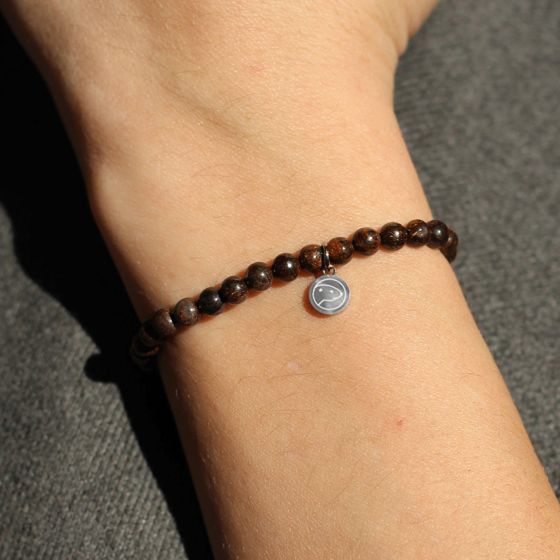 Bronzite Stone Bracelet for Women - Mini Adjustable Healing Crystal Beaded Wristband for Stress Relief & Positive Energy - Perfect for Meditation, Yoga & Everyday Wear