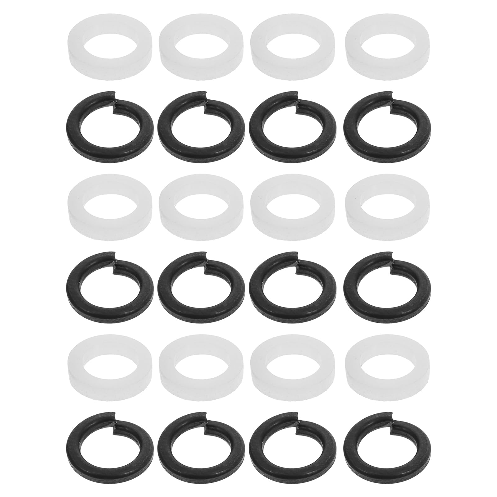 VICASKY 24-Piece Electric Guitar Tuner Washer Replacement Kit - Plastic Spacer Shims for Acoustic & Electric Guitars - Perfect for Guitar Maintenance, Repair, and Setup