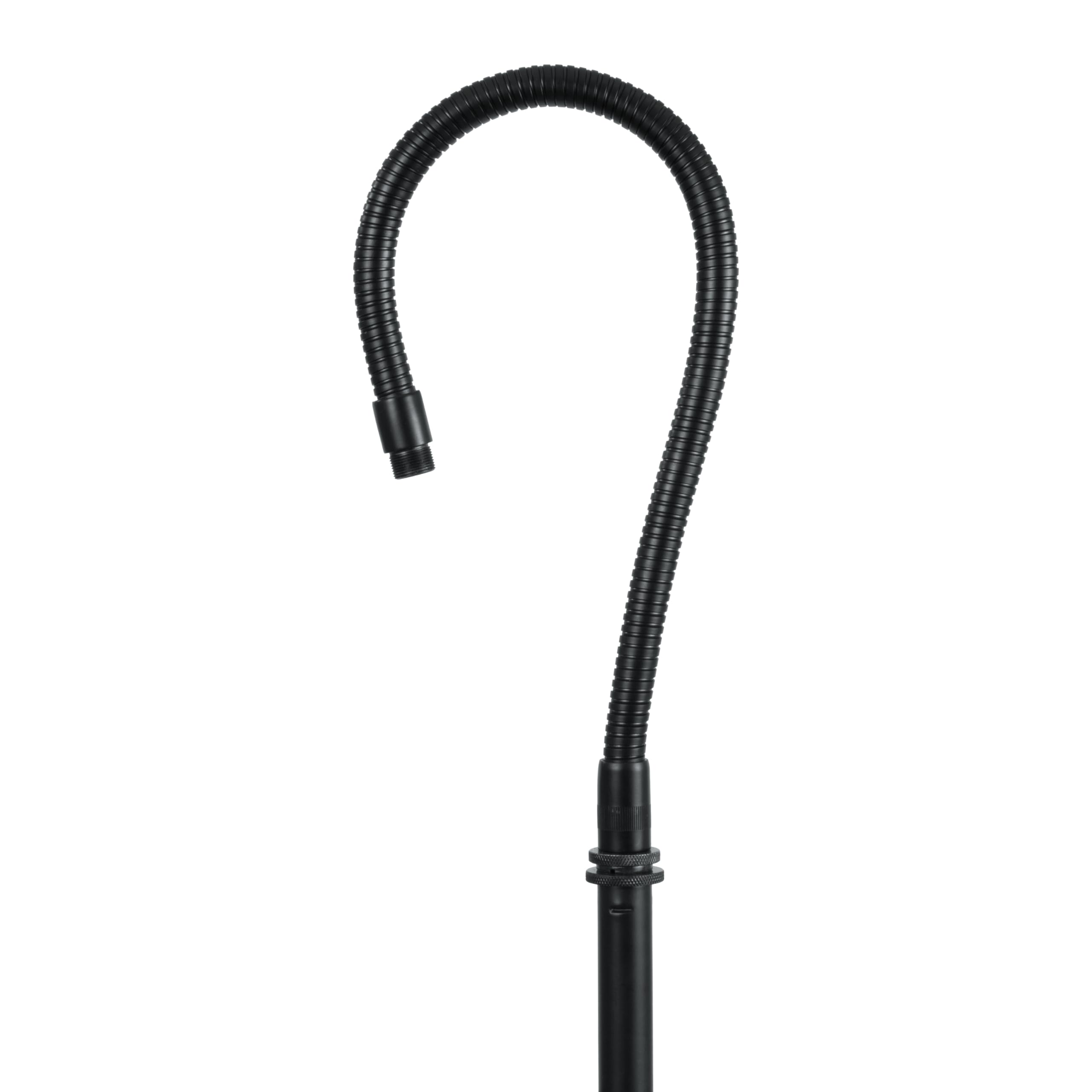 Gator Frameworks GFW-MIC-GN19 Flexible Black Gooseneck Microphone Stand - 19 Inch Adjustable Boom Arm for Podcasting, Streaming & Studio Recording