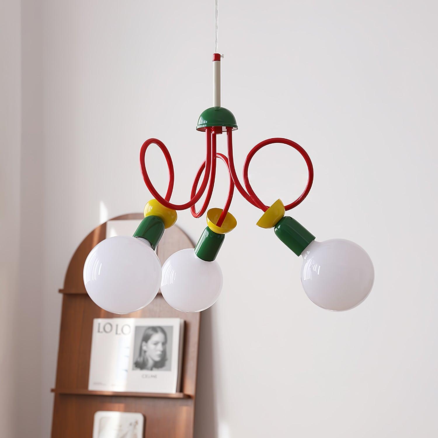 Circulo Play Pendant Lamp - Modern Scandinavian Hanging Light Fixture for Living Room, Bedroom & Dining Area | Dimmable LED Ceiling Light for Home Decor