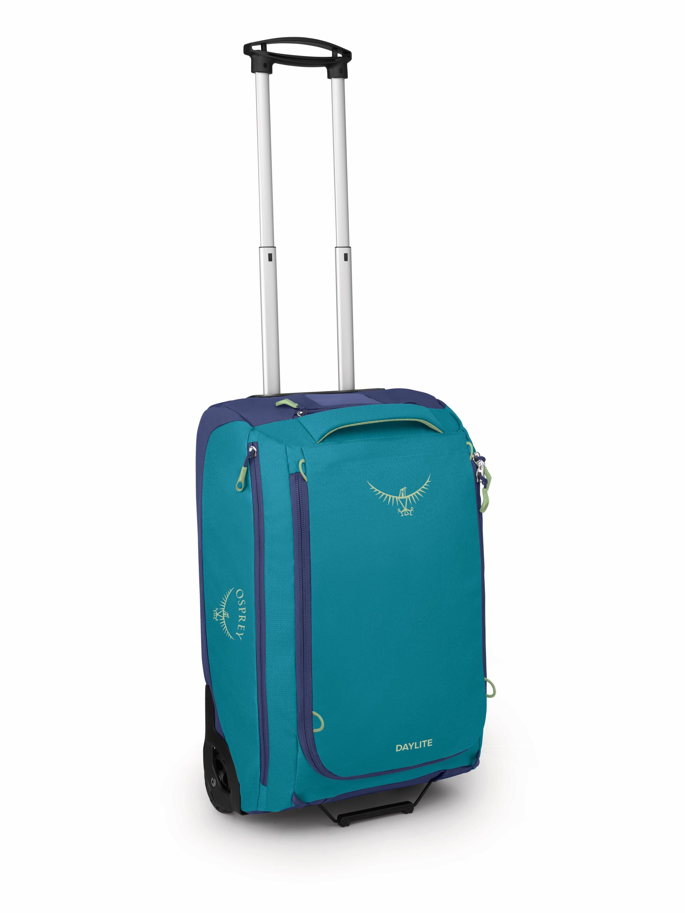Osprey Daylite 40L Wheeled Carry On Duffel Bag - Lightweight Travel Luggage for Airplane, Weekend Trips & Outdoor Adventures