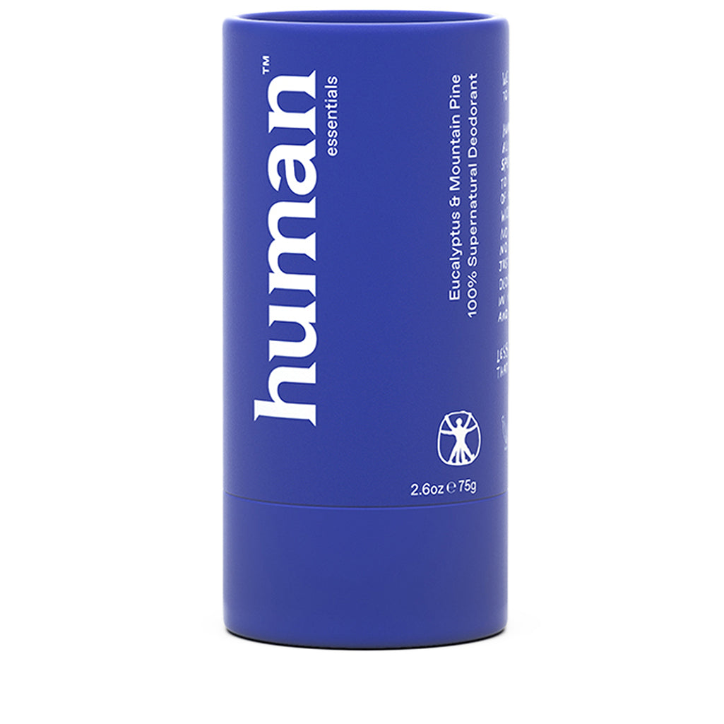 Natural Deodorant for Women & Men - Human Essentials Supernatural Deodorant with Mountain Pine & Eucalyptus - All-Day Odor Protection for Active Lifestyles, Workouts & Outdoor Adventures