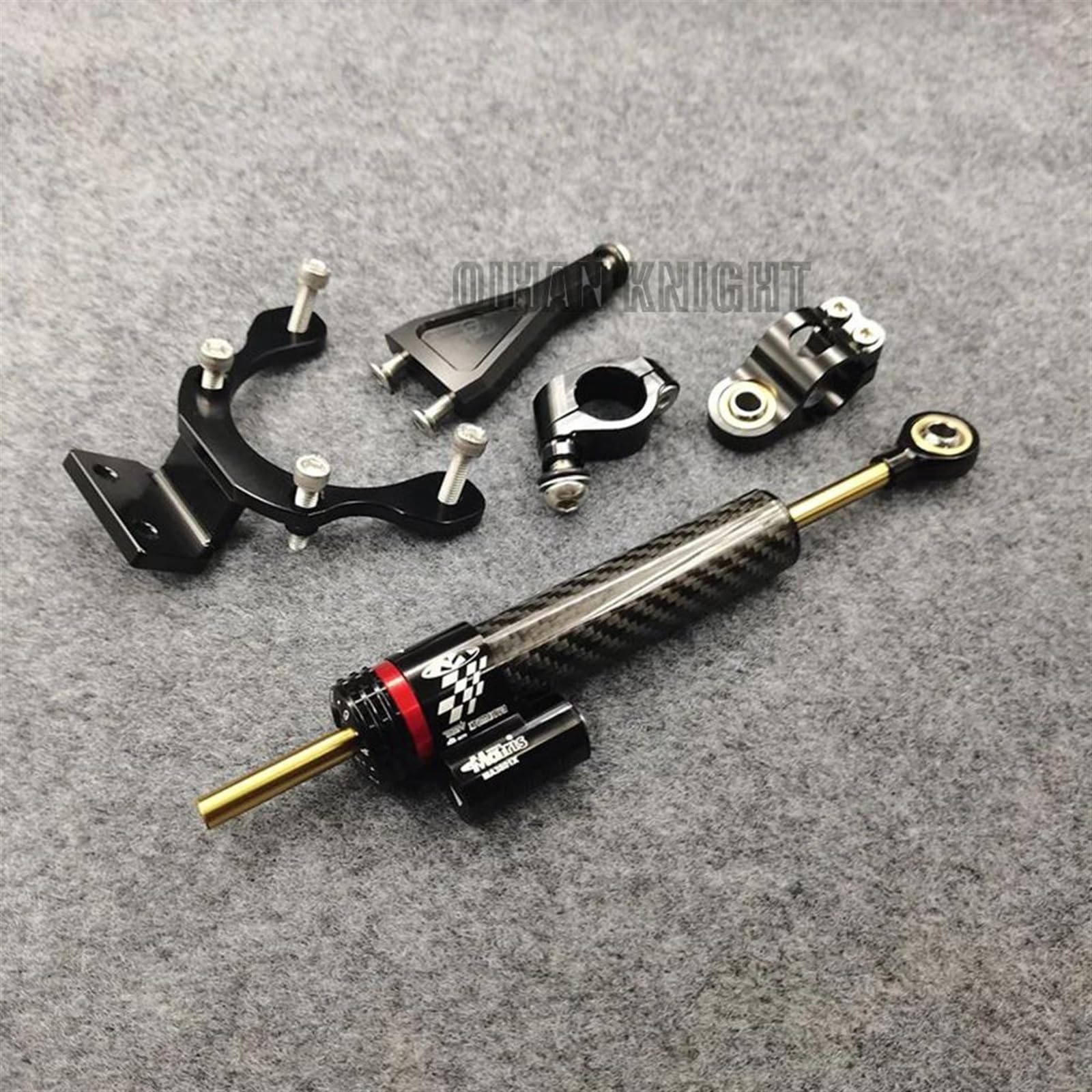 Kawasaki Z900 2021-2023 Steering Damper Mount Bracket - Motorcycle Stabilizer Mounting Kit for Improved Handling (Size A) | Perfect for Track Days and High-Speed Riding