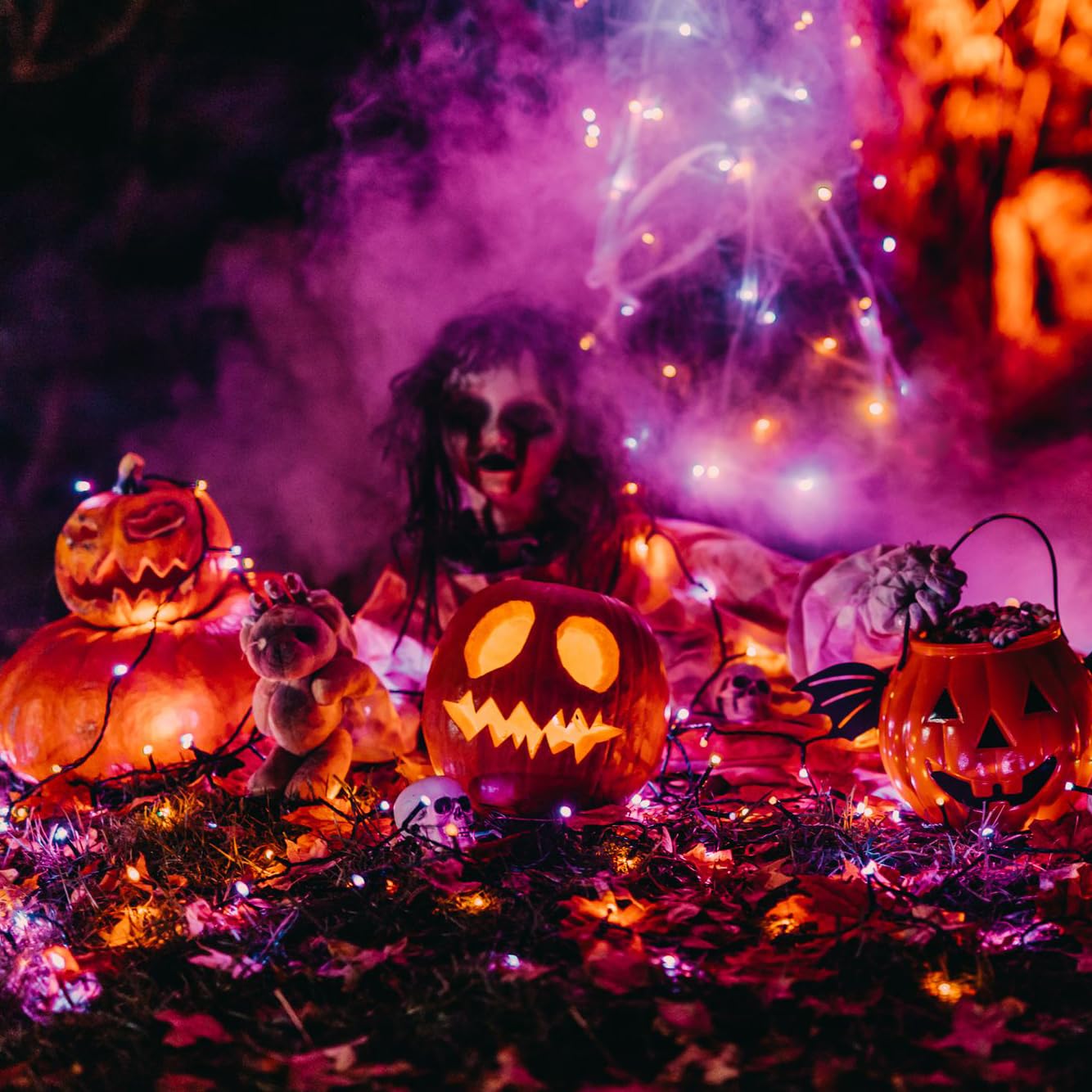 200 LED Solar Halloween String Lights - 72ft Orange & Purple Waterproof Outdoor Lights with 8 Modes for Halloween Party, Yard, Garden, Patio Decor | Perfect for Spooky Nighttime Atmosphere & Holiday Festivities