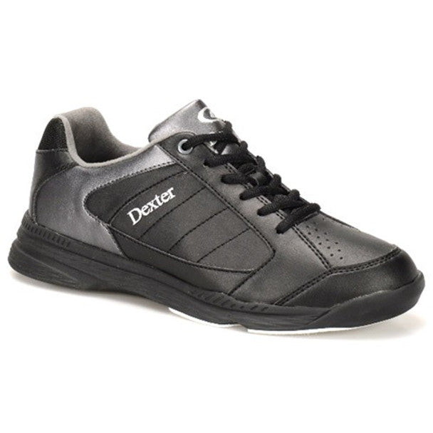 Dexter Men's Ricky IV Bowling Shoes - Black/Alloy | Comfortable & Durable for League Play & Tournament Bowling
