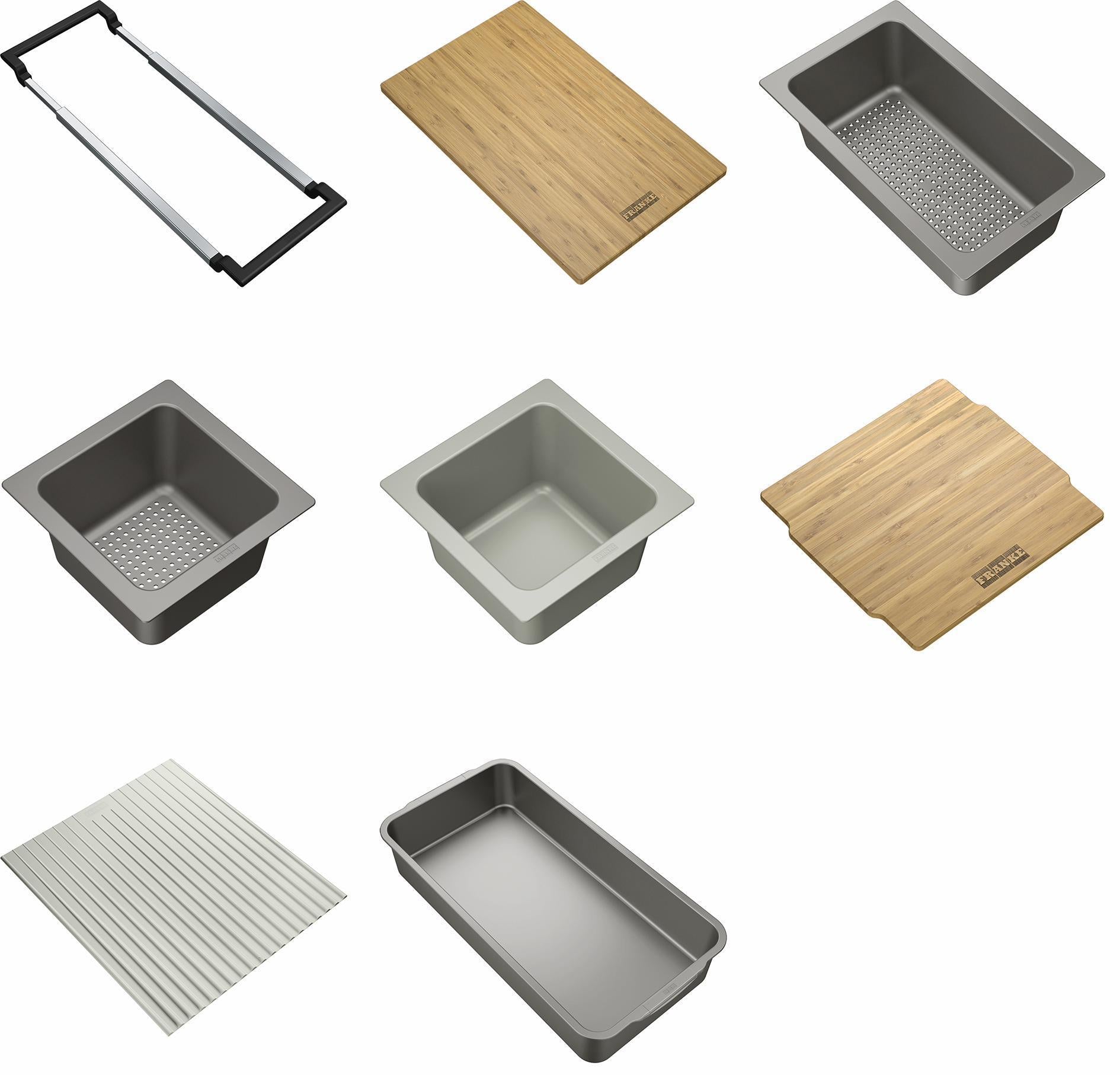 All In Universal Sink Accessory System AIUS300 by Franke - Premium Kitchen Organizer for Dishes, Utensils & Sponges - Perfect for Home, Restaurant & Commercial Use