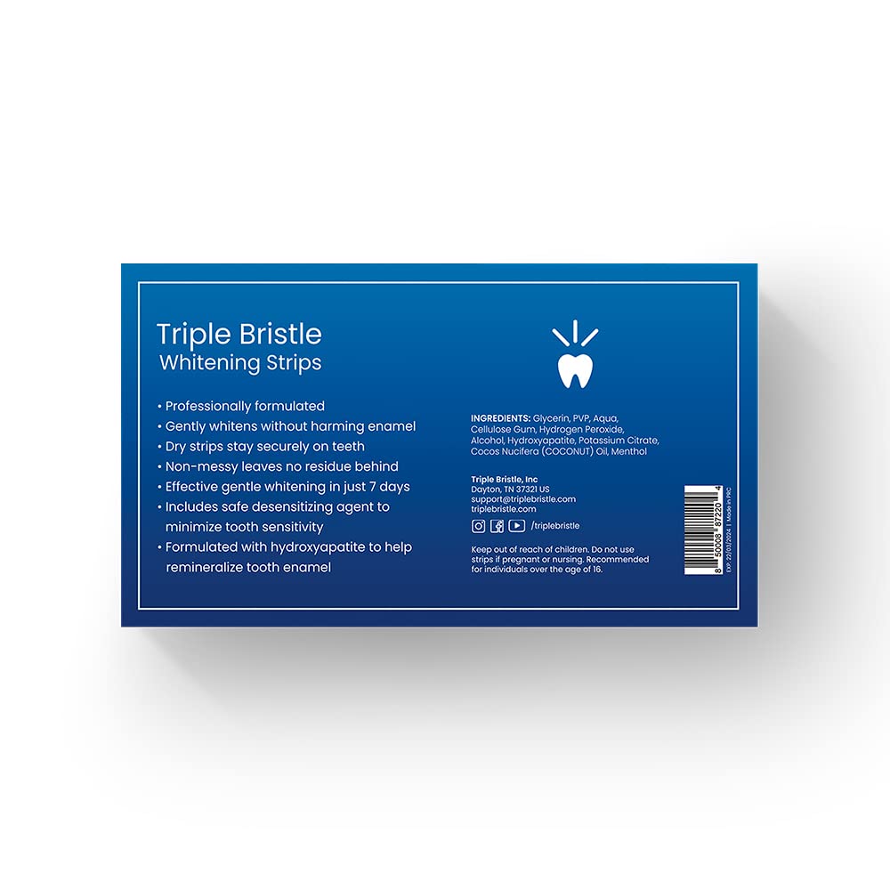 Triple Bristle Max Electric Toothbrush - 4 Brush Modes, Patented 3 Head Design for Deep Cleaning | Dentist Recommended with Soft Charcoal Infused Nylon Bristles | Teeth Whitening & Gum Care | Perfect for Travel, Home & Office Use
