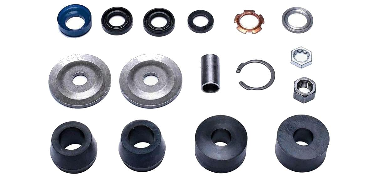 Ford Power Steering Cylinder Rebuild Kit - High Quality Replacement Parts for F150, F250, F350 - DIY Mechanic Repair & Maintenance Solution