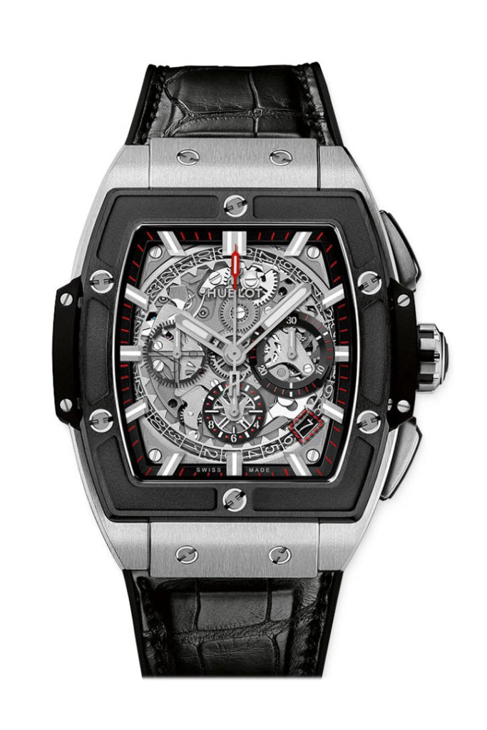 Hublot Spirit of Big Bang Chronograph Automatic Men's Watch 45mm Titanium Blue Dial 641.NM.0173.LR - Luxury Sports Watch for Business, Gifts & Special Occasions