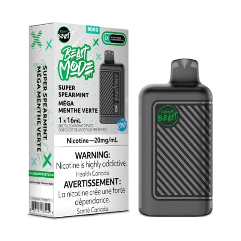 Flavour Beast Mode 8K Disposable Vape - 8000 Puffs & 16mL E-Liquid - Long-Lasting Vaping for Travel, Work & Outdoor Activities