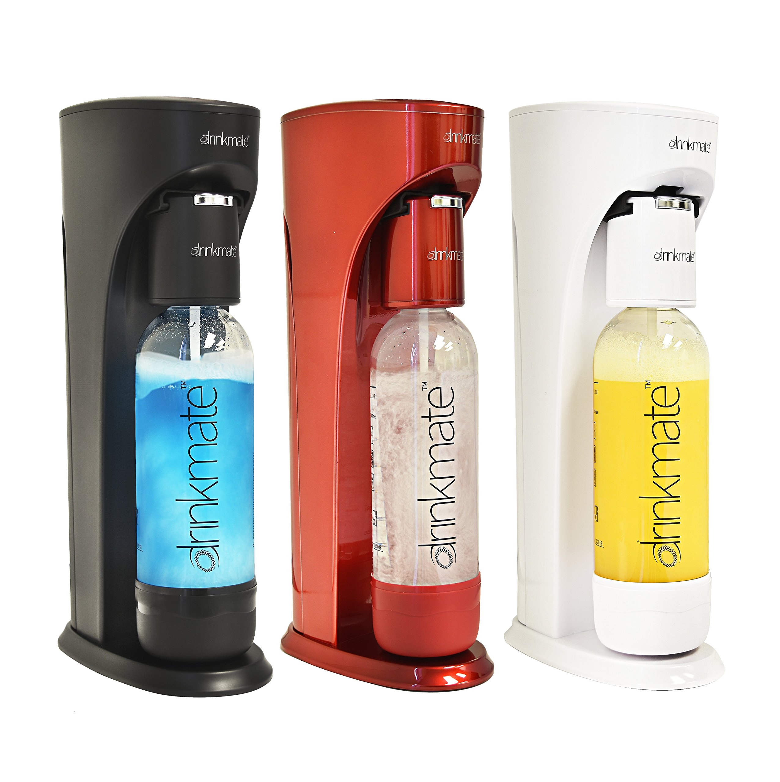 Drinkmate OmniFizz Sparkling Water Maker with Extra Carbonating Bottles - Home Soda Maker Kit for Carbonated Drinks, Flavored Water & Cocktails | Perfect for Kitchen, Office & Parties