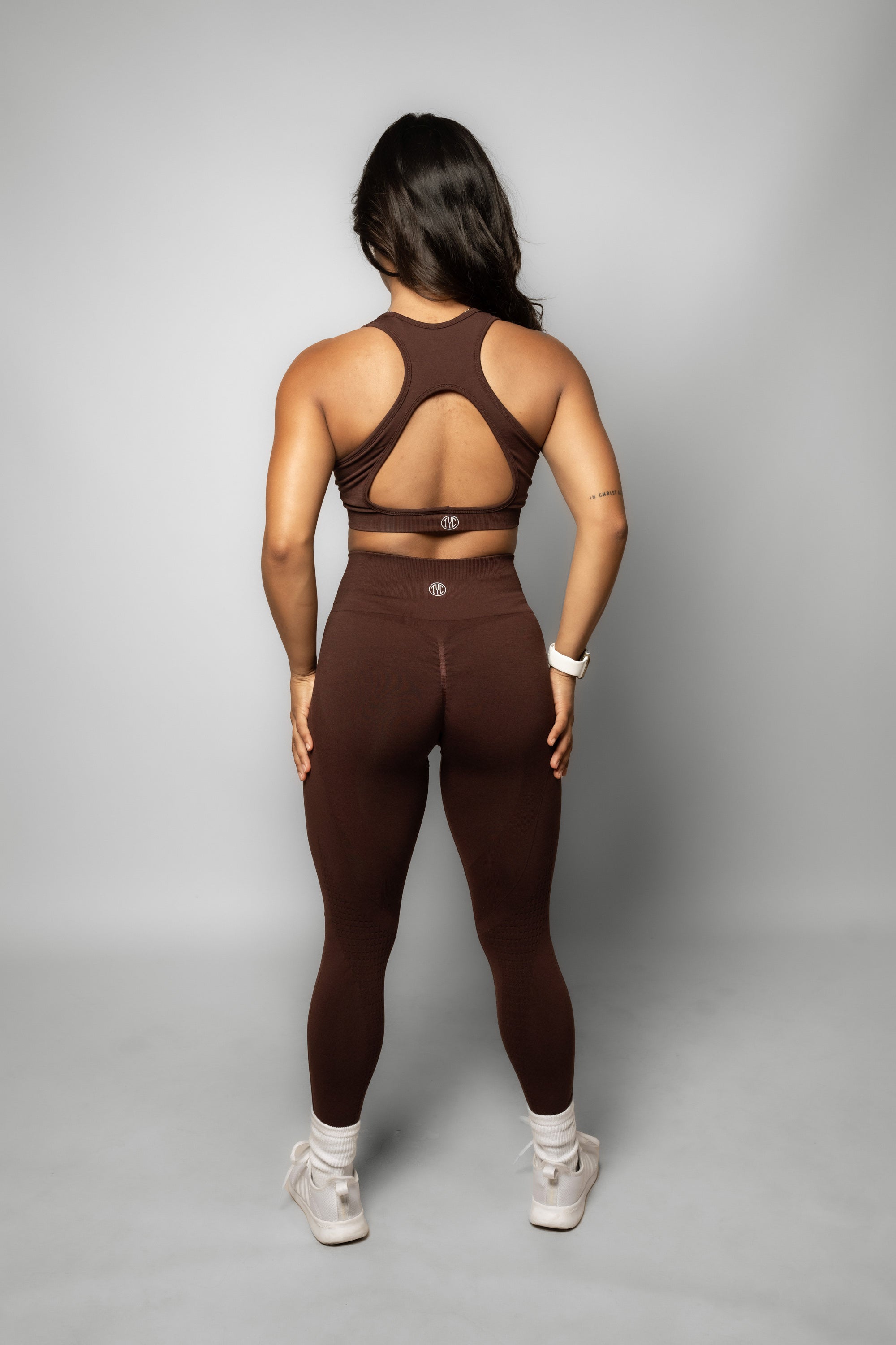 Premium High-Waisted Neutral Tone Yoga Leggings for Women - Soft & Breathable Workout Pants for Gym, Running, Pilates & Lounge Wear