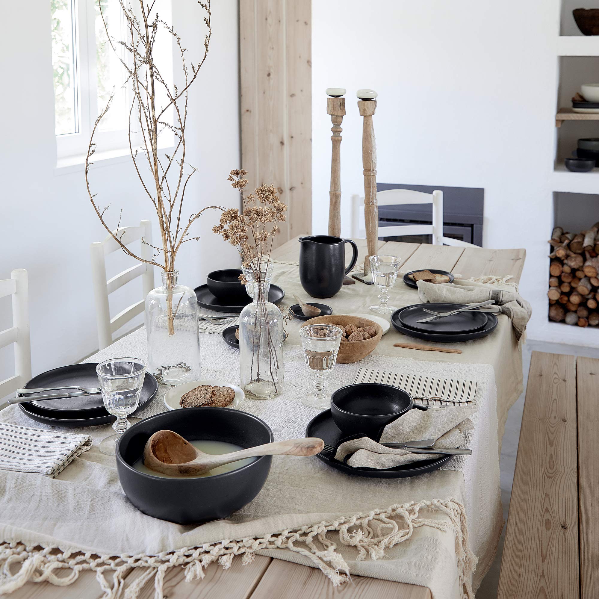 Casafina Ceramic Stoneware 21 oz. Soup & Cereal Bowl - Pacifica Collection, Seed Grey | Microwave & Dishwasher Safe Dinnerware Set | Food Safe Glazing | Restaurant Quality Tableware for Home, Kitchen & Dining Room Use