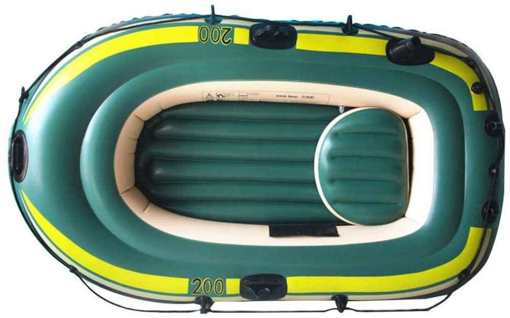 **2/3 Person Inflatable Kayak Boat - Portable Canoe for Outdoor Drifting, Fishing & Travel - Lightweight & Durable for Lakes, Rivers & Camping Adventures**
