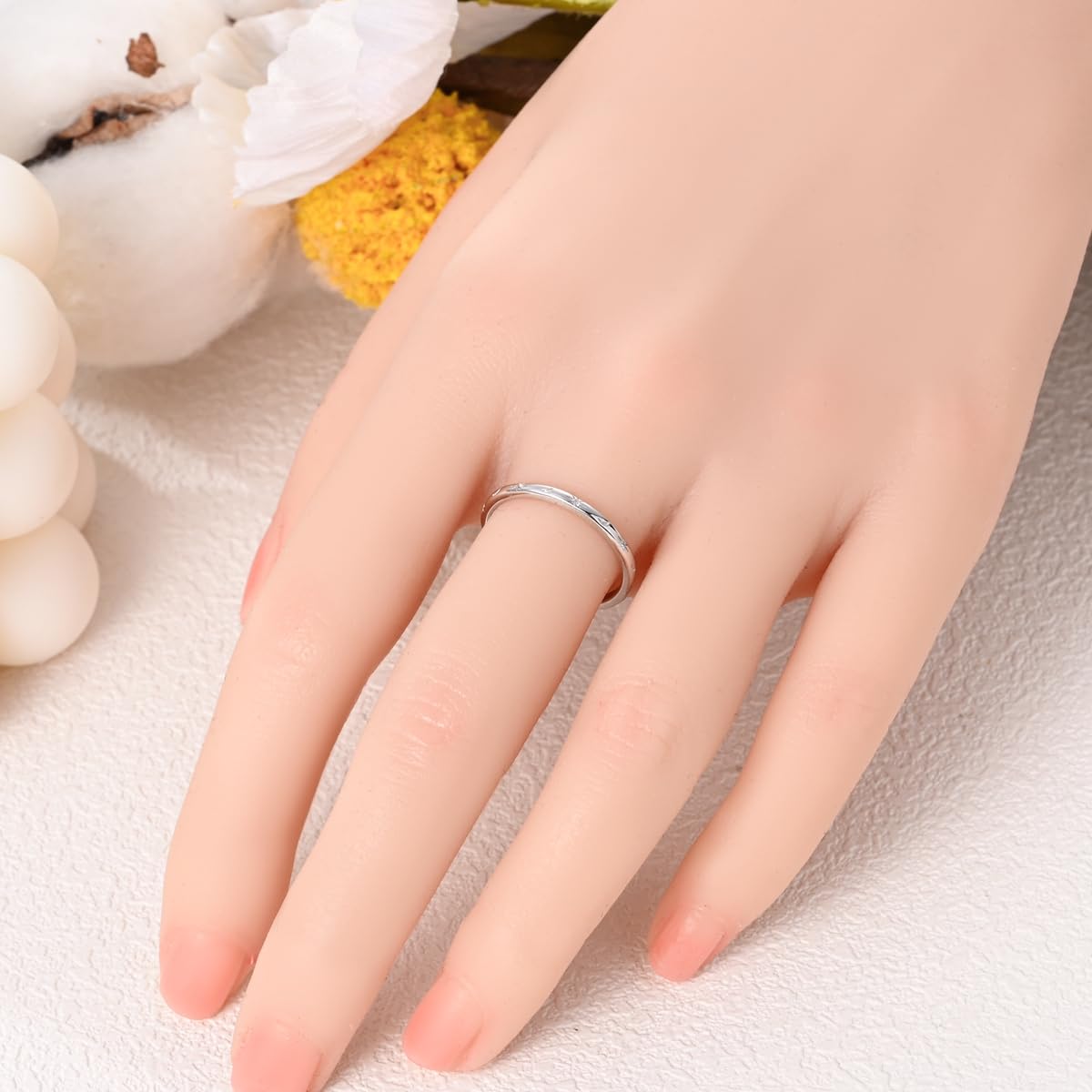 925 Sterling Silver Stackable Rings for Women - Dainty CZ Star, Moon & Cross Eternity Bands | Engagement, Promise & Wedding Rings | Perfect for Everyday Wear, Gift Giving & Special Occasions